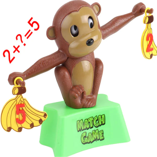 Kids' Monkey Math Balance Game