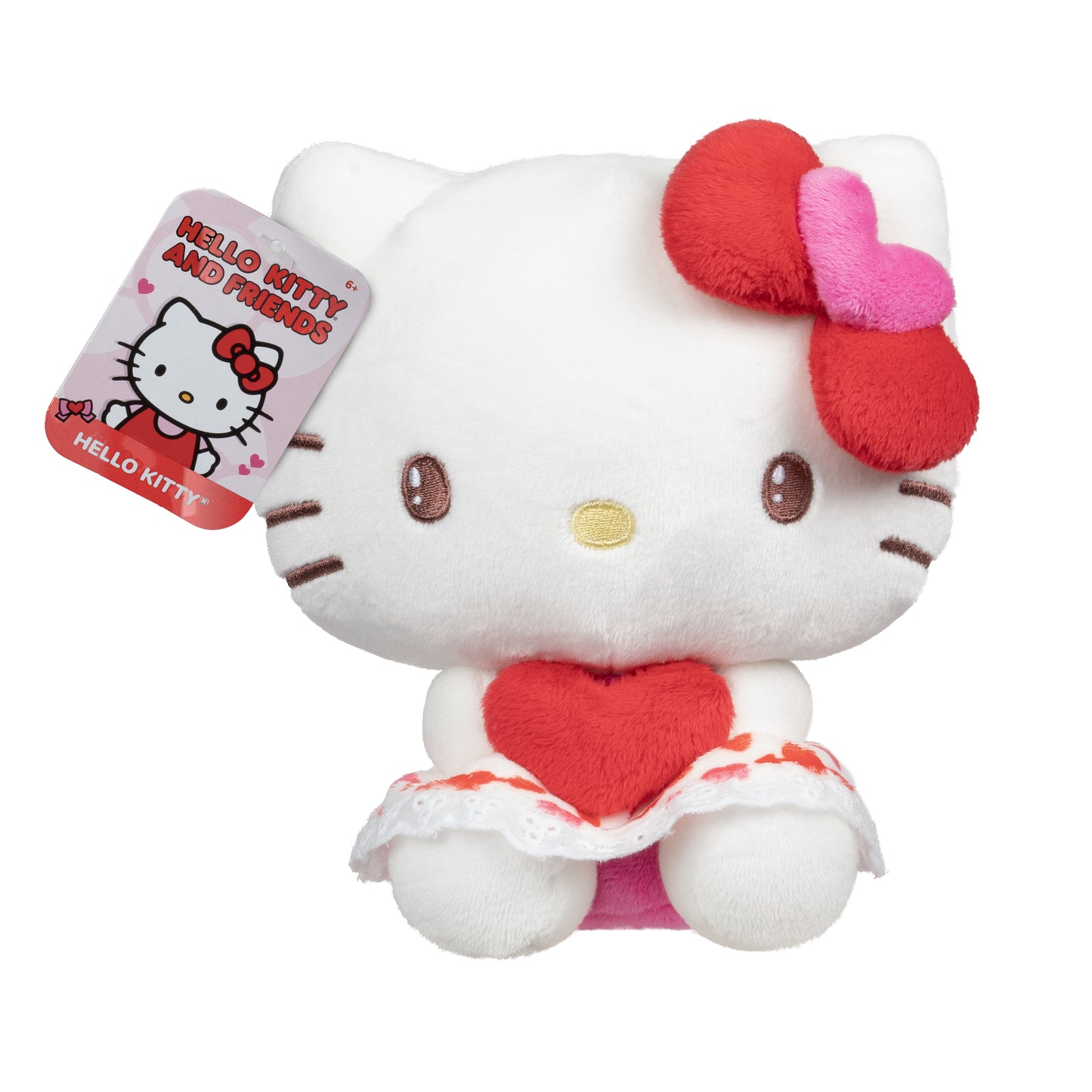 Valentine’s Plush Doll - 8 Inch Holding Heart