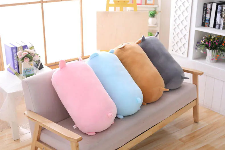 Snuggly Cartoon Plush Pillows for All Ages
