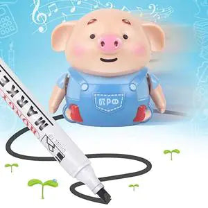 Smart Pig Robot Toy – Light, Music & Line Follow Fun