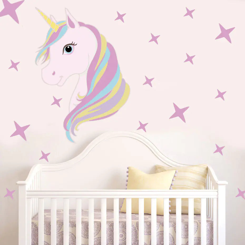Magical Unicorn Room Decals