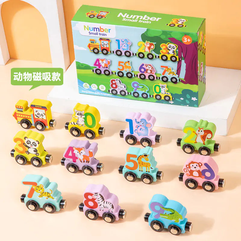 Magnetic Counting Train Puzzle for Kids