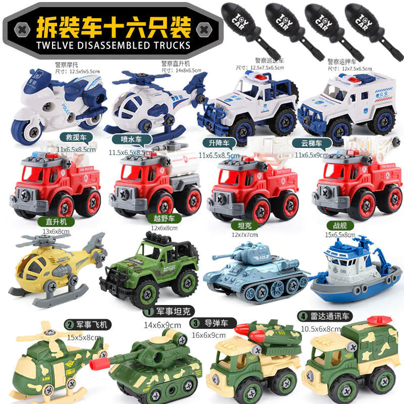 Kids Vehicle Toy Set