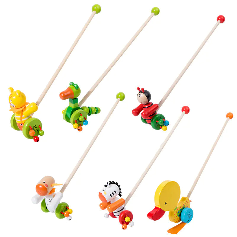 Toddler Walker Wooden Cart