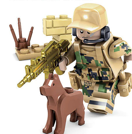 Tactical Squad Building Blocks for Kids