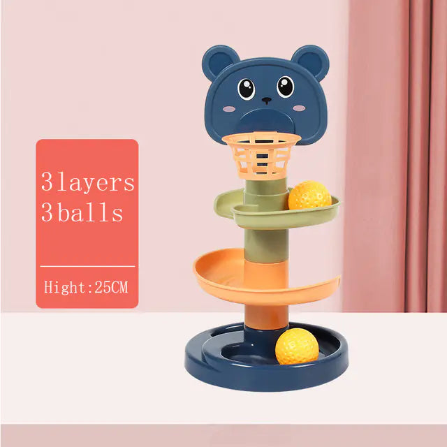 Montessori Tower Ball Track Learning Toy