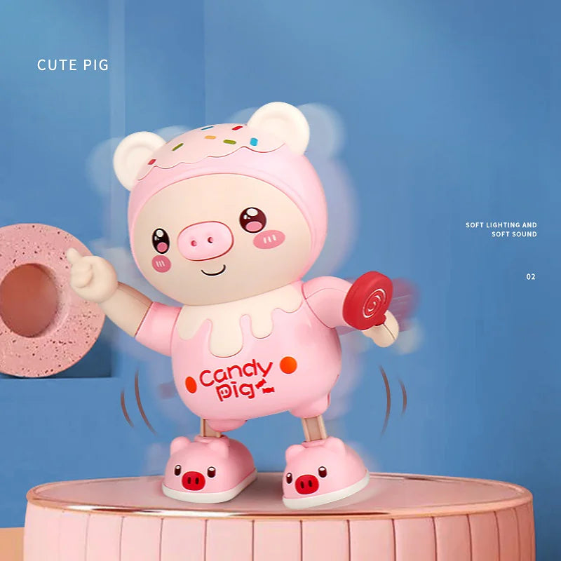 Musical Electric Candy Little Cute Piggy Toy