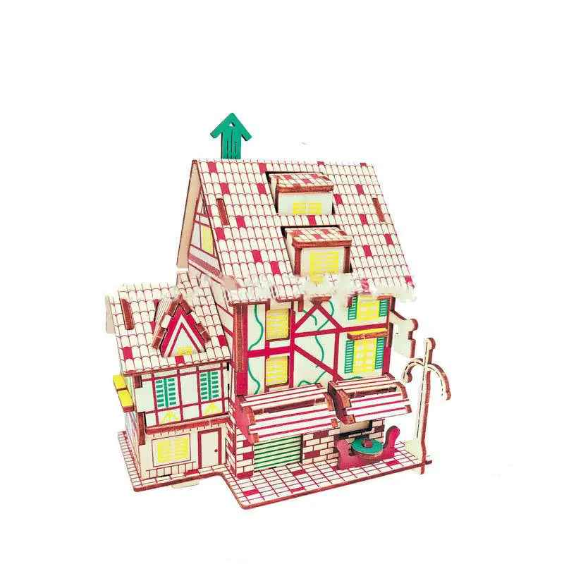 WoodCraft 3D Puzzle Kit for Kids