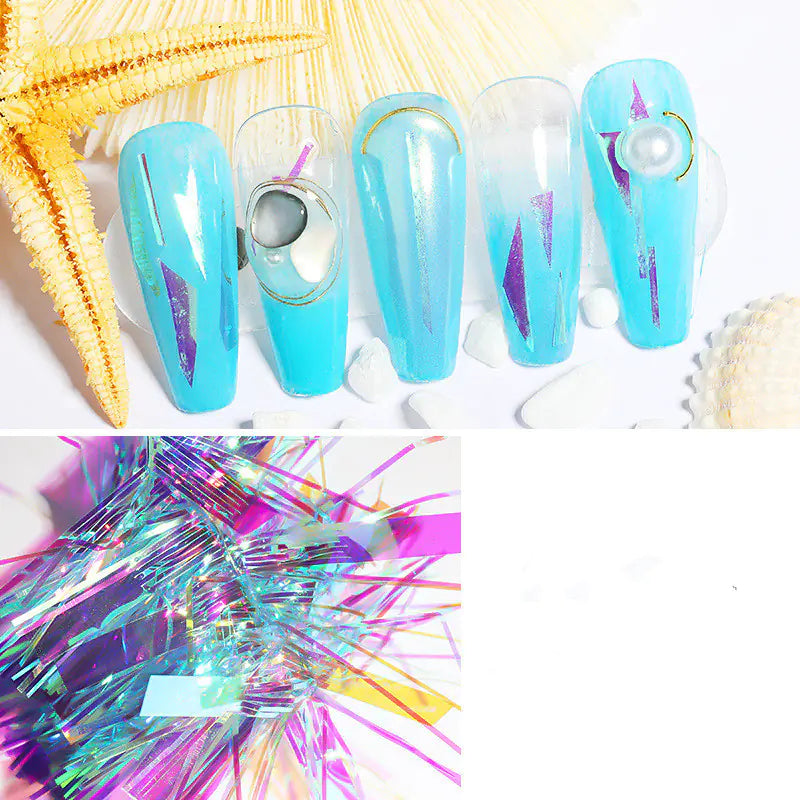 Luminous Aurora Nail Art Enhancers