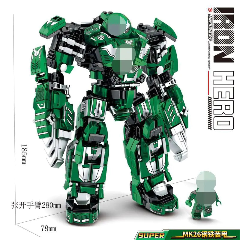 Mech Hero Robot Building Toy Set