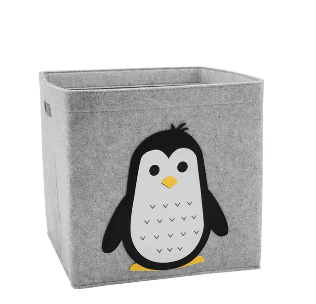 Playful Felt Animal Toy Organizer