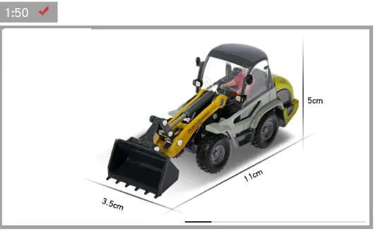 Diecast Loader Construction Vehicle Model Toy