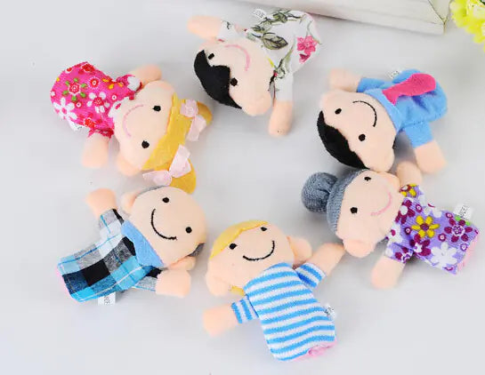 Family Finger Puppets Set – Soft & Educational Fun