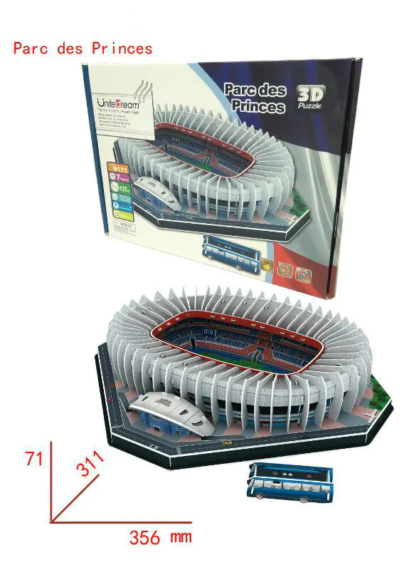 Football Stadium 3D Model Kit