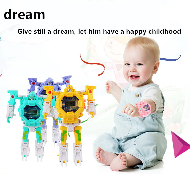 Transforming Robot Watch for Kids – 2-in-1 Fun Toy