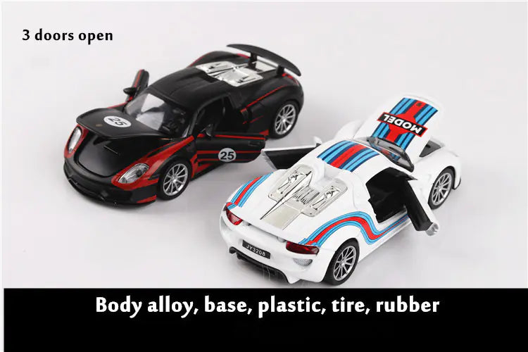 Racing Sports Car Toy | Sleek Pull Back Action Car