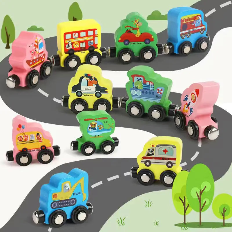 Magnetic Wooden Learning Train (3+ Years)