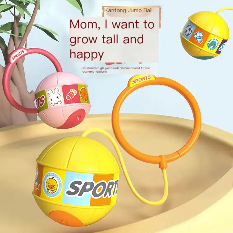 Kids Jump Ball with Ring | Fun Fitness Toy for Growth