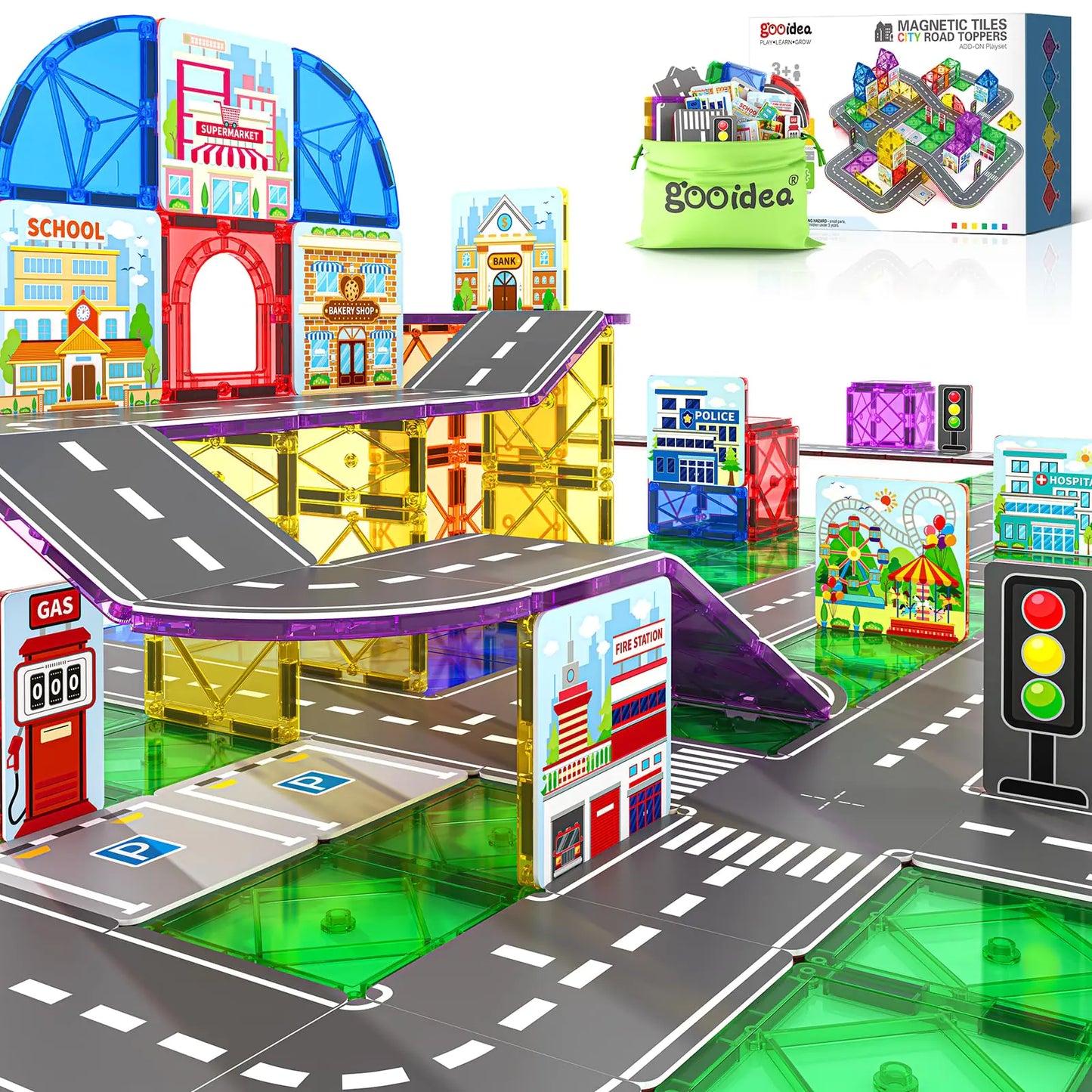 Magnetic Creative City Builder 92pc Set