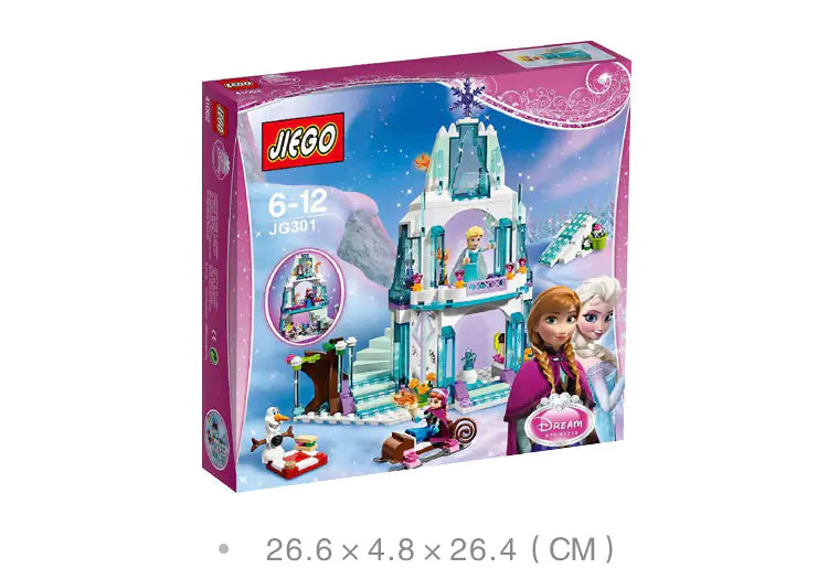 Frozen Ice Castle Building Set for Kids