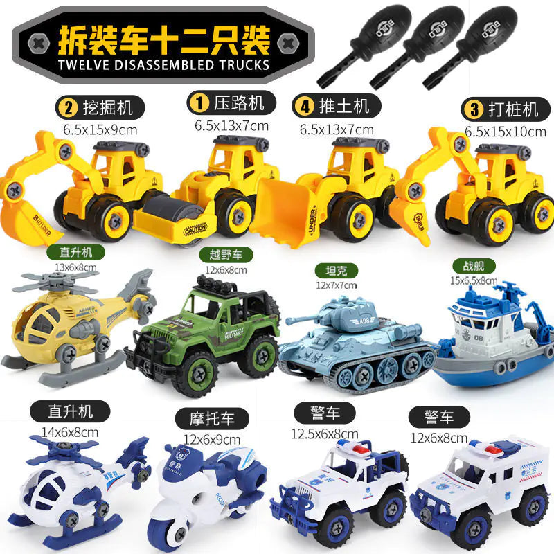 Kids Vehicle Toy Set