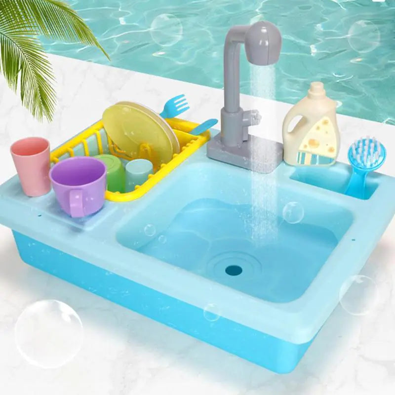 Playful Junior Dishwasher Toy with Real Features