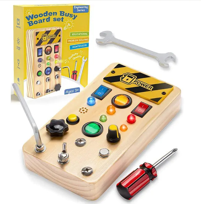 Interactive LED Learning Board for Kids