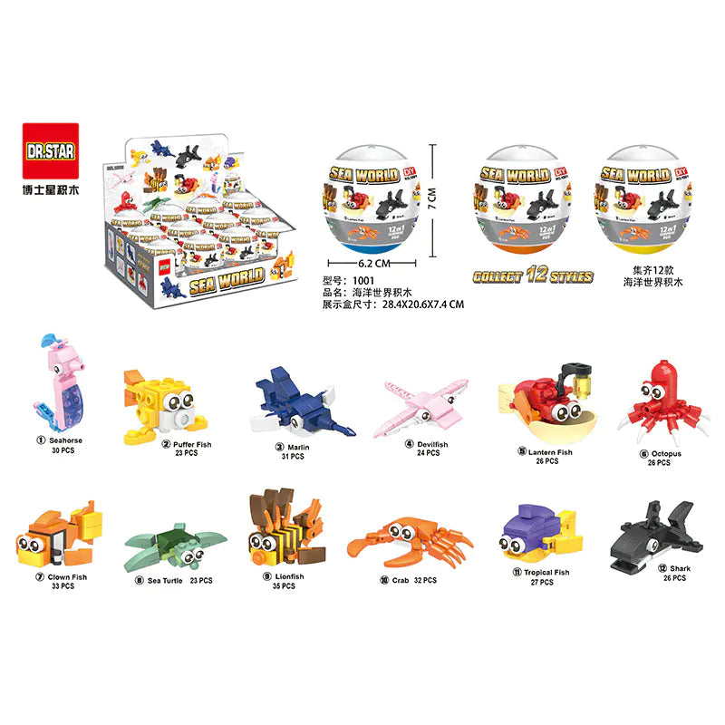 Dino Egg Constructor Kits for Kids