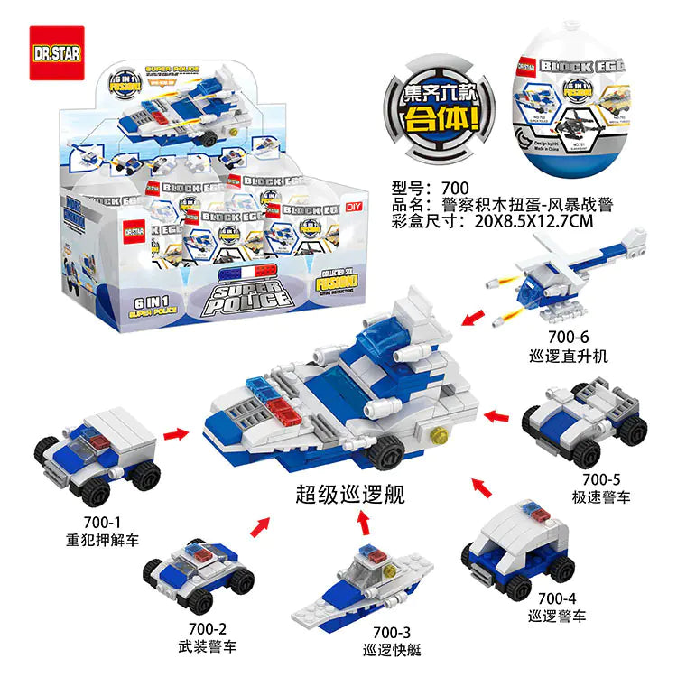 Dino Egg Constructor Kits for Kids