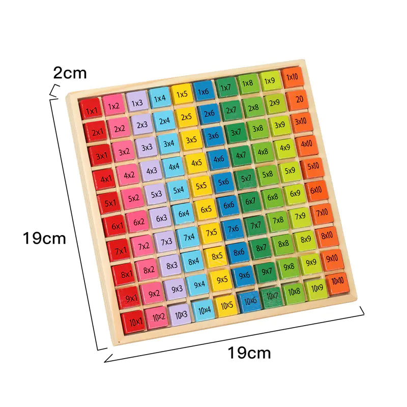 Math Master Wooden Multiplication Toy