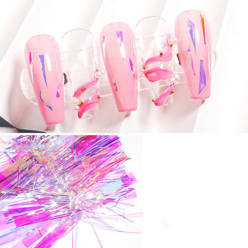 Luminous Aurora Nail Art Enhancers