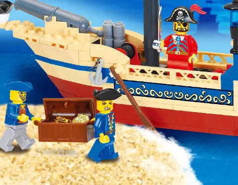Creative Pirate Ship Playset - Learning Blocks