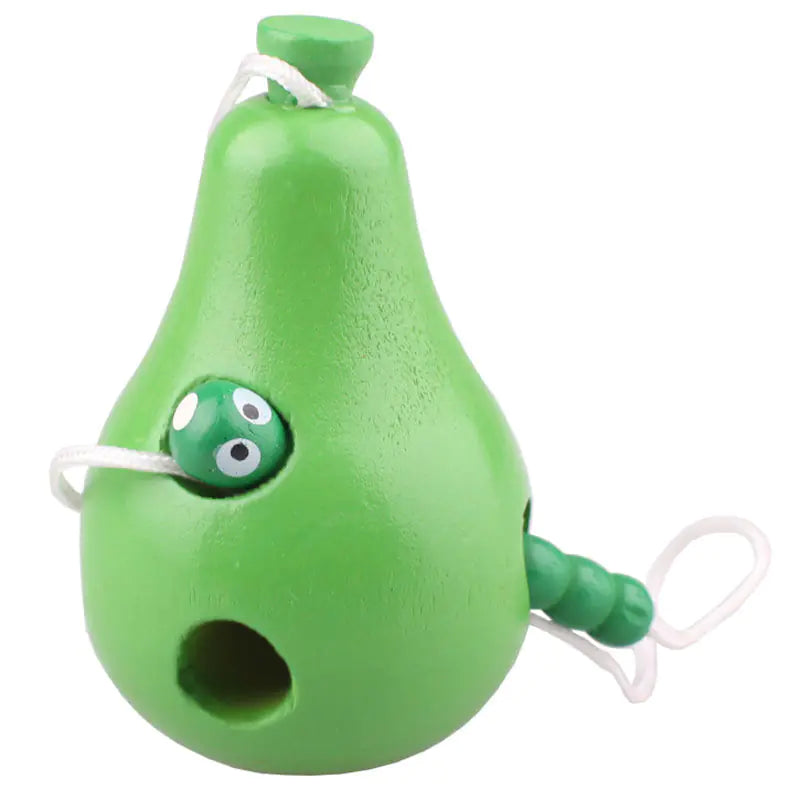Playful Wooden Threading Toy - Skill Enhancer