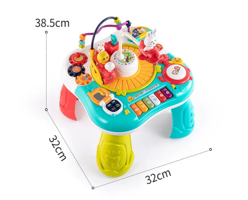 Rechargeable Baby Activity Table with Music & Learning Toys