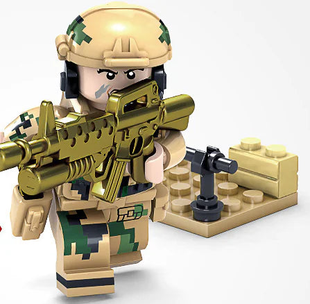 Tactical Squad Building Blocks for Kids