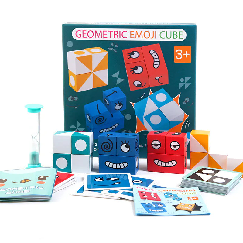 Creative Geometric Puzzle Cube for Kids