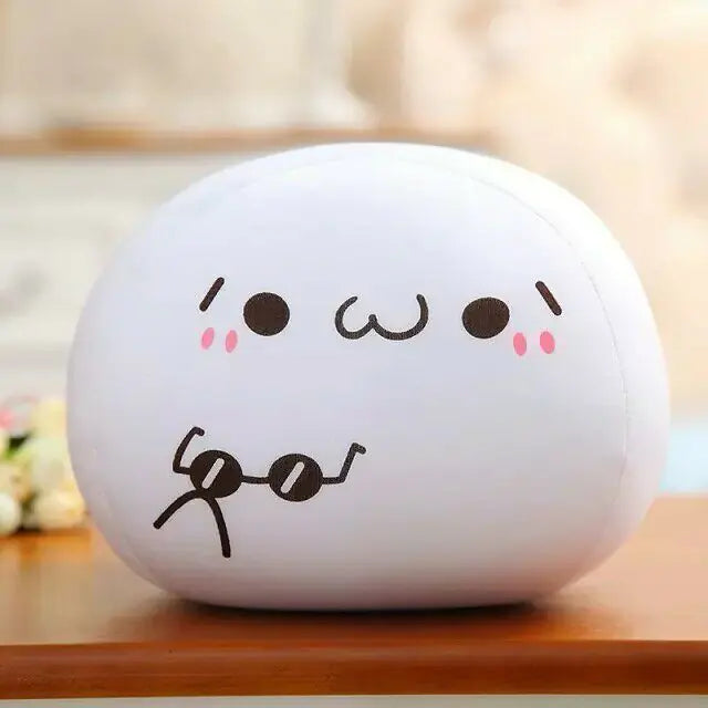 Snuggly Dumpling Cartoon Pillow Toy
