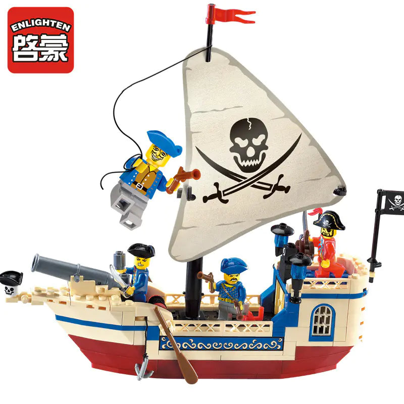 Creative Pirate Ship Playset - Learning Blocks