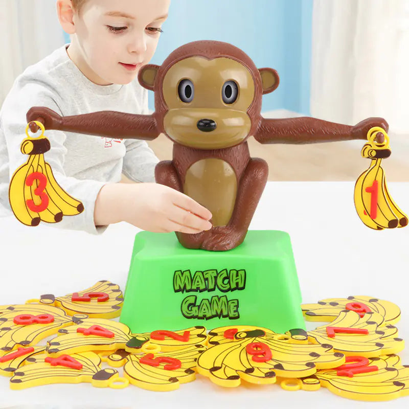 Kids' Monkey Math Balance Game