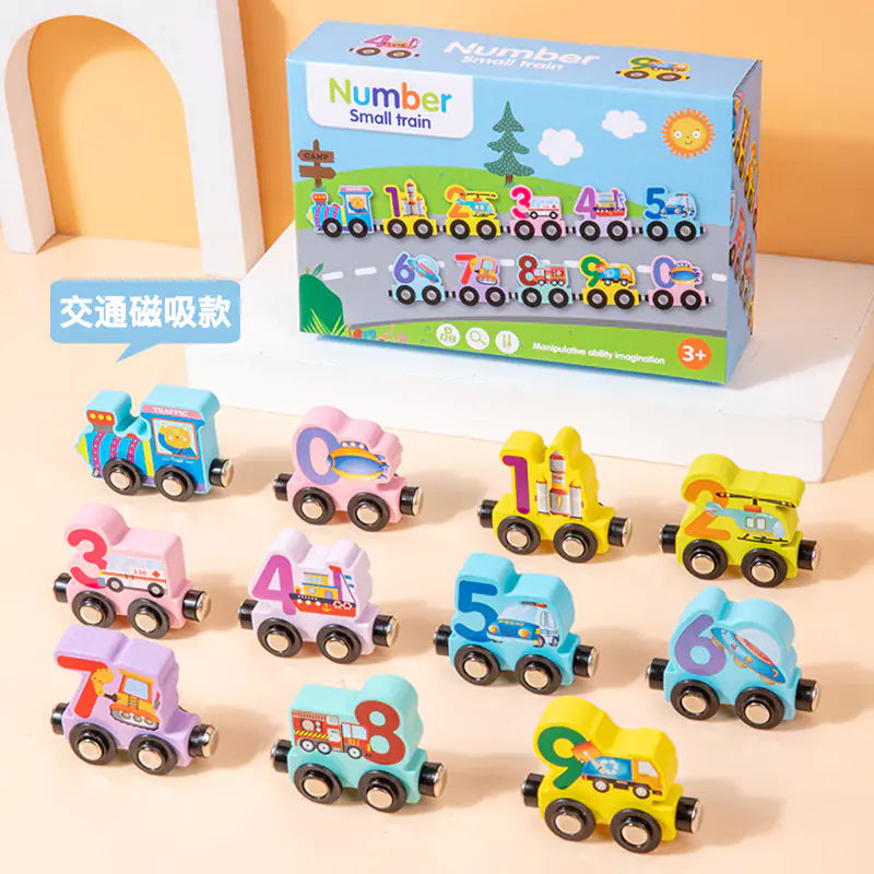 Magnetic Counting Train Puzzle for Kids