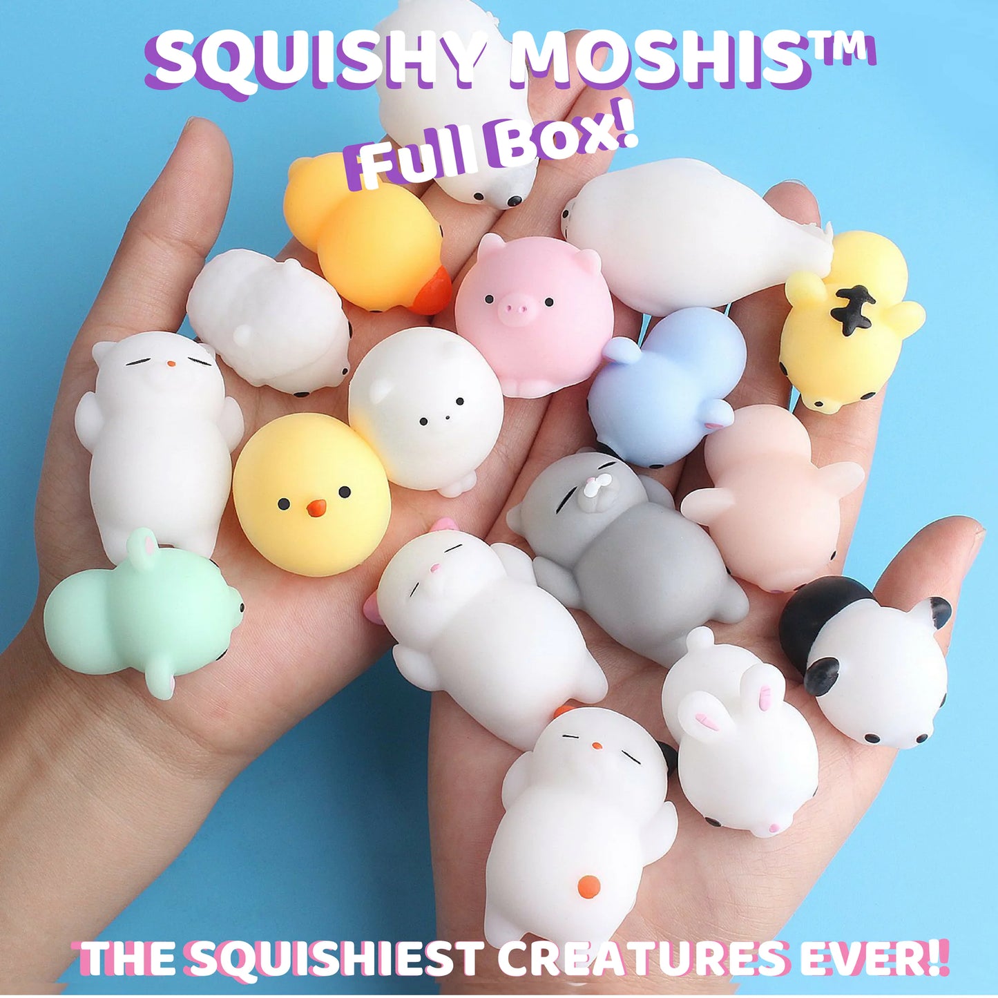 Kawaii Animal Squishy Toys – Stress Relief Fun