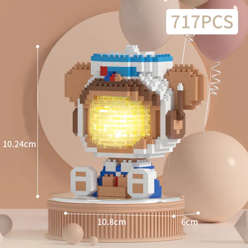 Space Panda Building Blocks for Kids