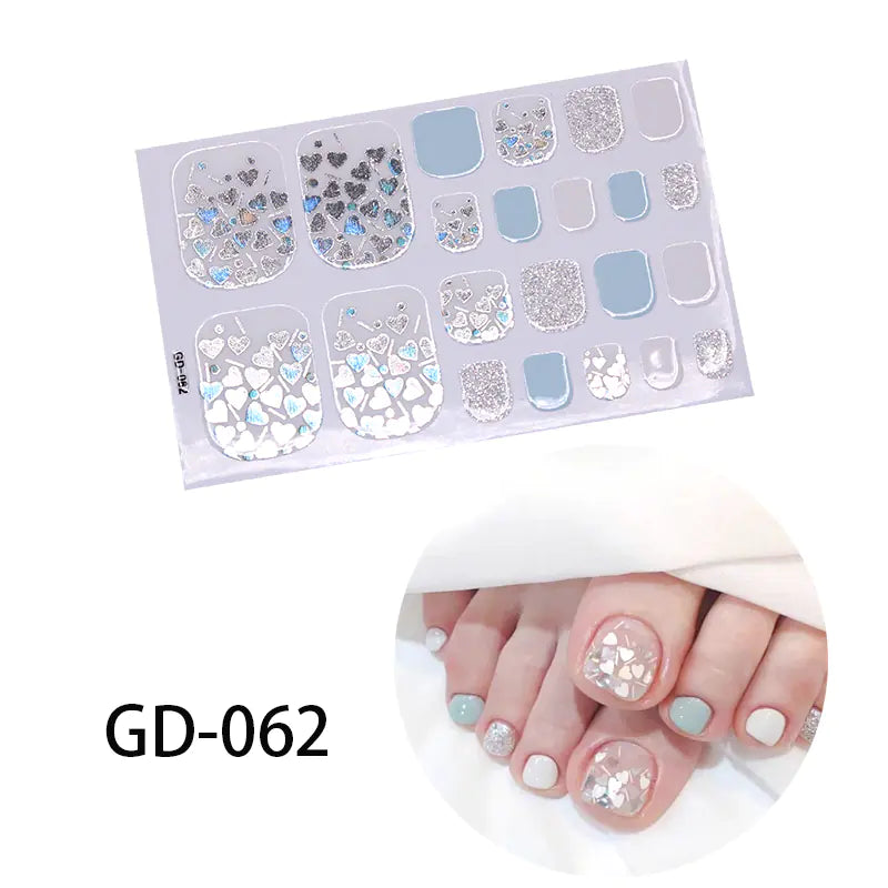 French Foot Nail Art Stickers