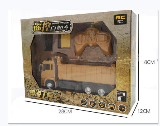 RC Dump Truck Toy with Remote Control