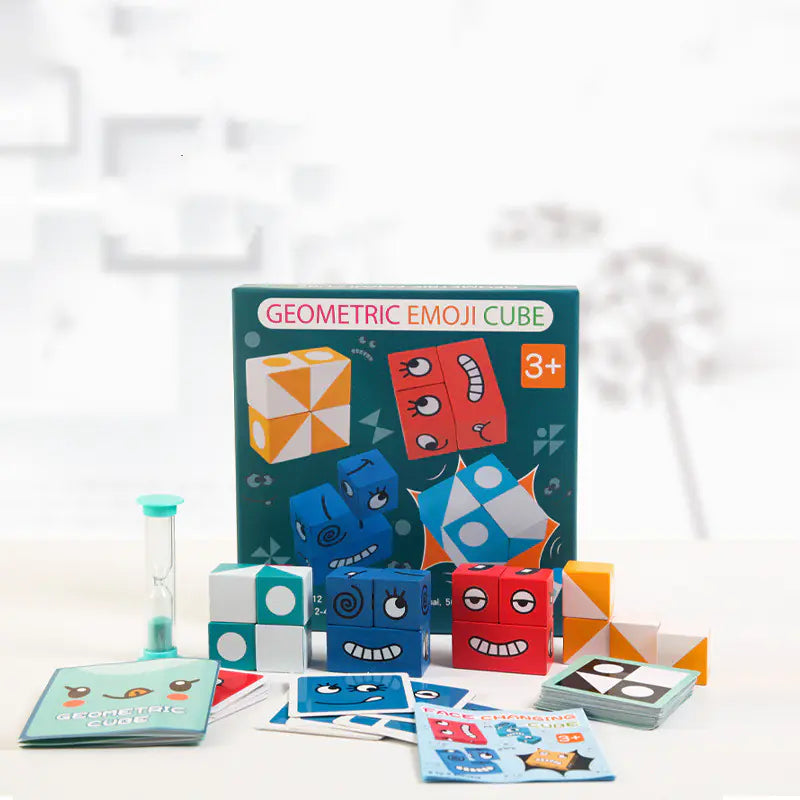Creative Geometric Puzzle Cube for Kids