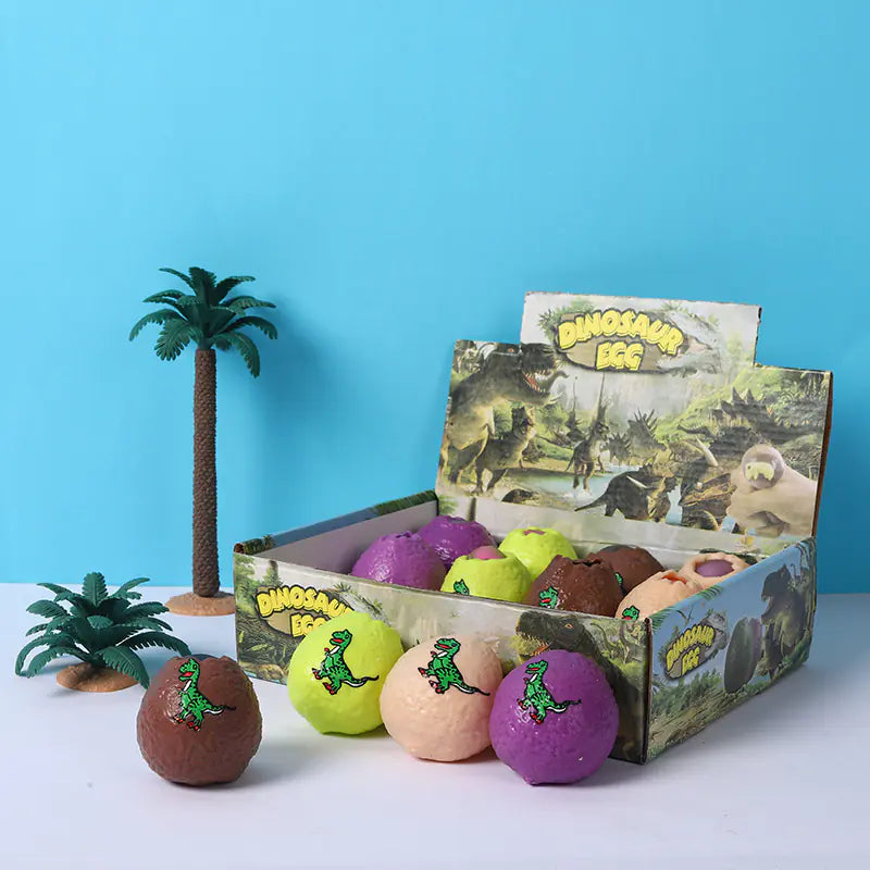 Dino Egg Stress Ball – Soft Squeeze Toy