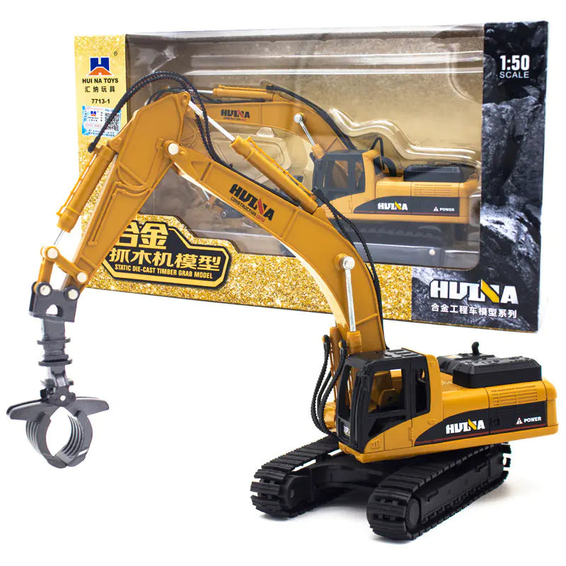 RC Excavator Toy with Grab Arm