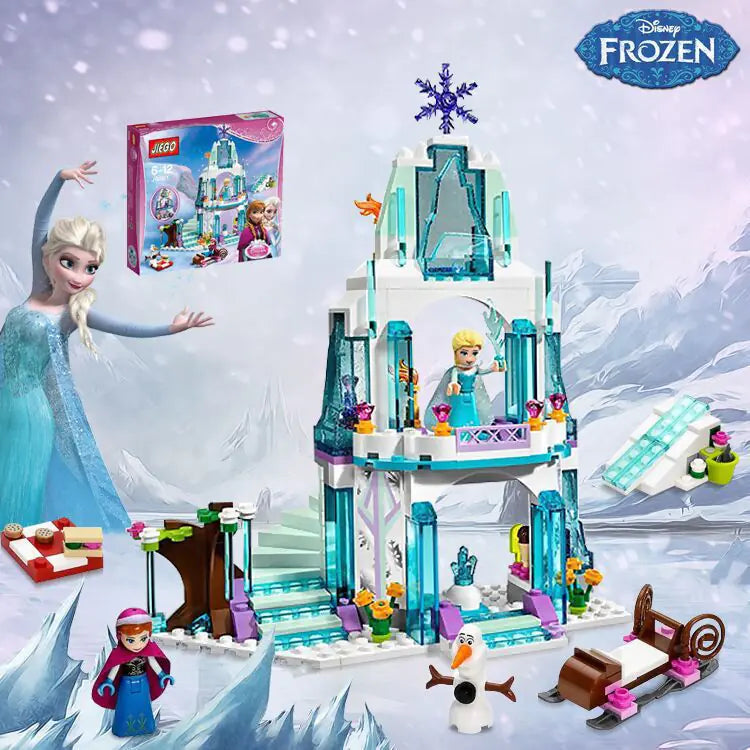 Frozen Ice Castle Building Set for Kids