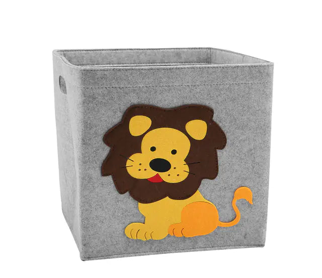 Playful Felt Animal Toy Organizer