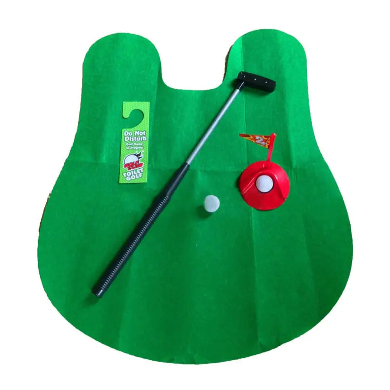 Funny Toilet Mini Golf Putting Game for Bathroom Fun